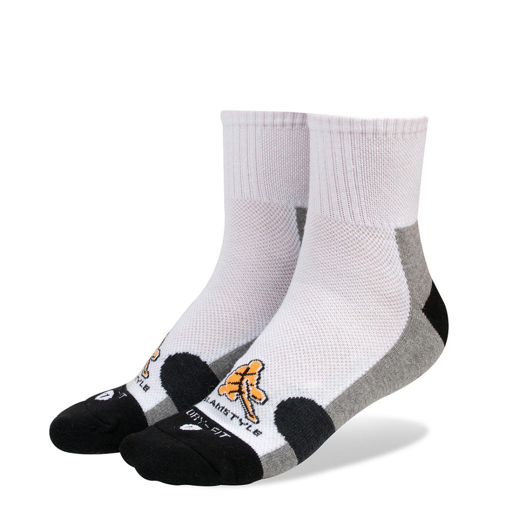 basketball white socks